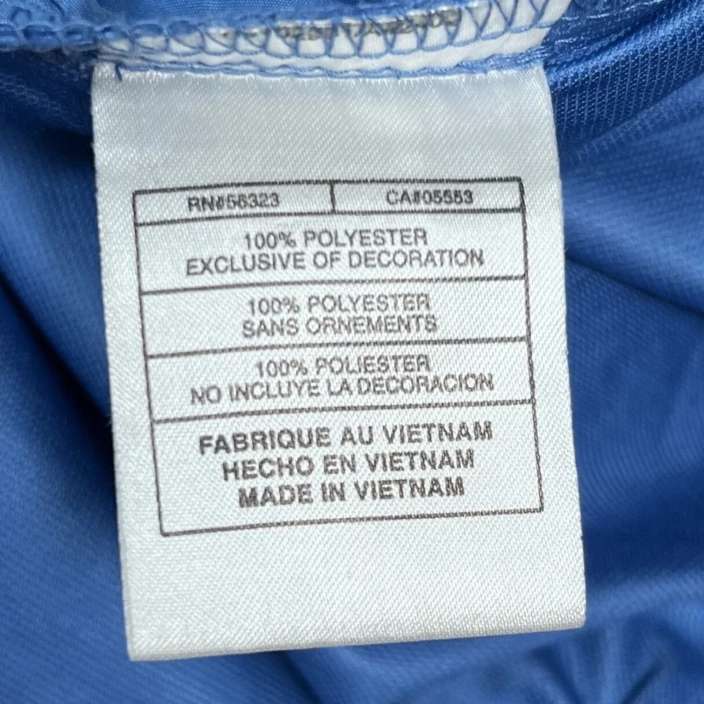 Nike Golf 1/4 Zip Wind Shirt Short Sleeve Mens‎ Medium Blue Zippered Pockets